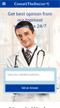 Mobile Screenshot of consultthedoctor.com